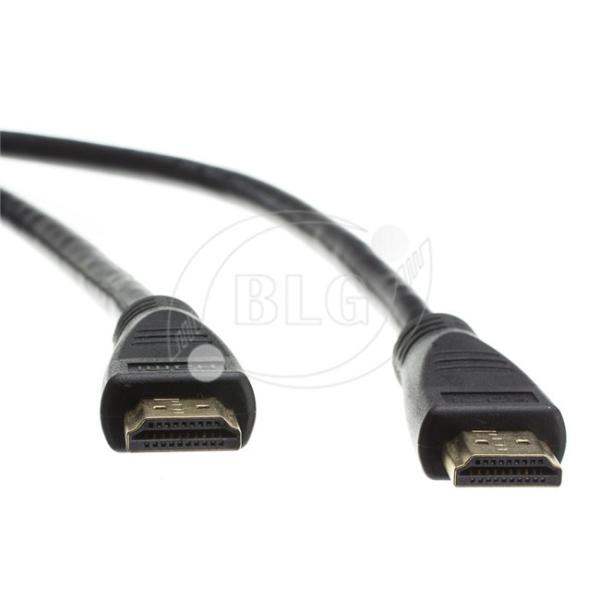 Video Black HDMI Computer Extension Cables with 24K Gold Plated High Strength