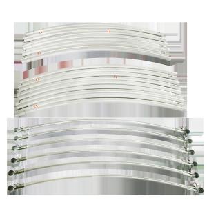 Hanging Tension Fabric Banner Stands Digital Prinitng Flat Round Shape