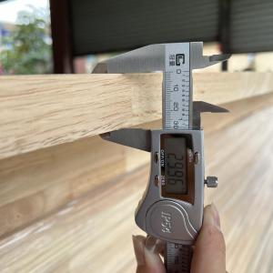 Harmless Practical Rubber Wood Panel , Lightweight Finger Joint Rubber Board