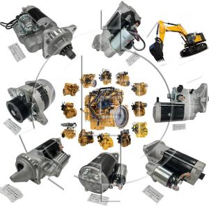 NEW engine parts 24V STARTER DX225 DH300 FITS DOOSAN EXCAVATOR 30051600035