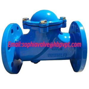 DIN3202 F6 cast iron ball type check valve factory