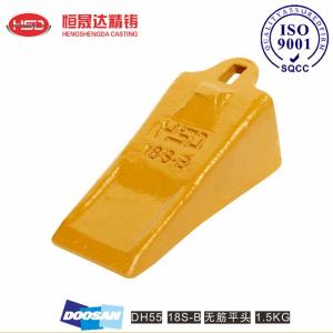 DH130 DH55 2713Y1221 18S Excavator Bucket Teeth Triple Tempered Anti-fracture