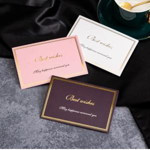 Bronzing Personalised Printed Cards