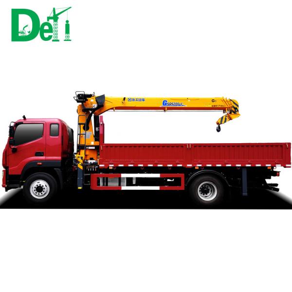 Buy Reliable Used Truck Mounted Heavy Duty 12t Hydraulic Construction Crane at wholesale prices