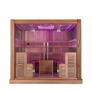 Home Multi Person Steam Sauna Rooms Durable With Electric Stove