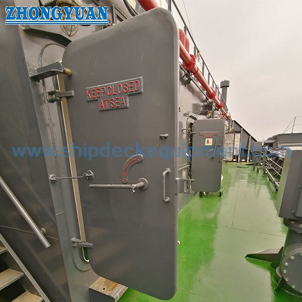 Steel Quick Acting Watertight Door With Handwheel Marine Outfitting