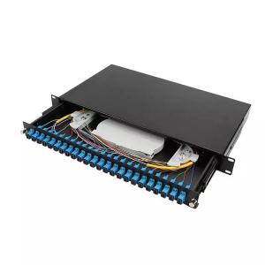 Sliding Multimode Patch Panel , 1U FC Mpo Cassette Patch Panel