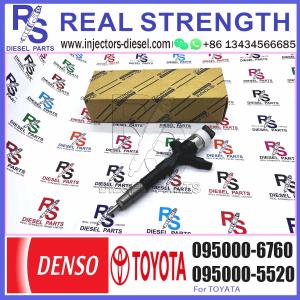 Common Rail Fuel Injector 23670-30140 095000-6760 for 1KD/2KD-FTV