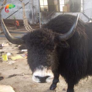Customized Lifelike Animatronics Robotic Animal Wild Yak Replications For