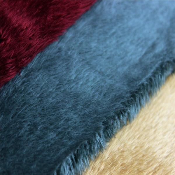 Buy 4MM fabric brushed soft velboa short pile knitted fabric at wholesale prices