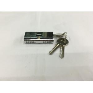 54mm Small Oval Shape Double Zinc Cylinder Lock with 3 iron normal keys Surface