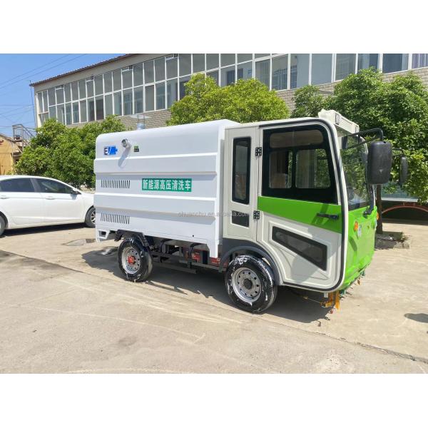Pure Electric High Pressure Water Jet Cleaning Truck Four Wheel Energy Type Voltage