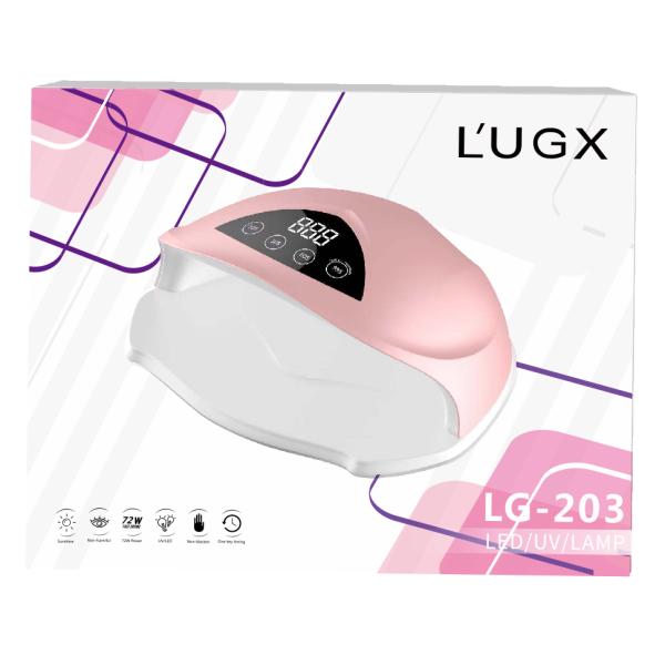 72W High Power UV LED Nail Lamp Timer 10s 30s 60s 99s for Gel Polish by L'UGX LG-203