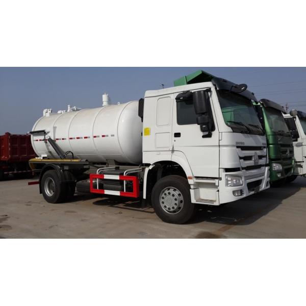 16M3 Sewage Suction Truck 6X4 EURO II Option 290HP / 336HP Left And Right Hand Drive