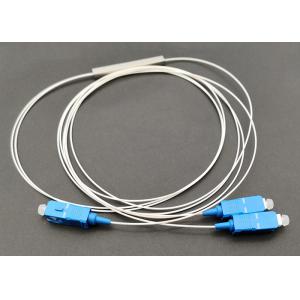 SC Connector 55dB G657A1 Fiber Optic PLC Splitter Mini LGX ABS Box Type