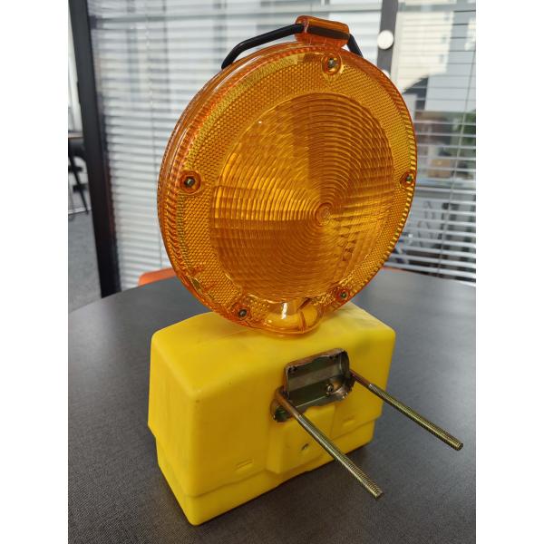 Traffic Warning Light Flashing LED Solar Road Warning Barricades Traffic Baton On Safety Cones