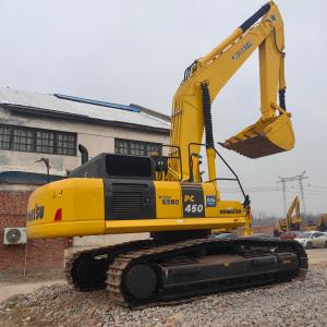 Secondhand Komatsu PC450-8 Heavy 45Ton Digger Adopts Hydraulic Japan Used