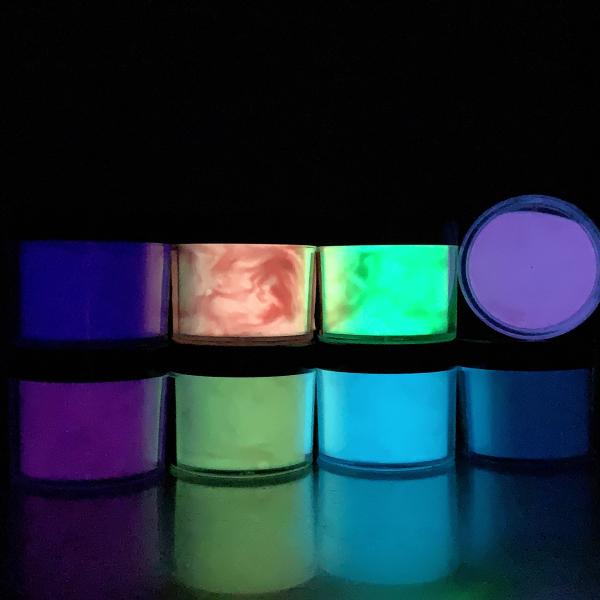 Wholesale Bright and Clean Glow in the Dark Nail Powder Acrylic Dipping Powder