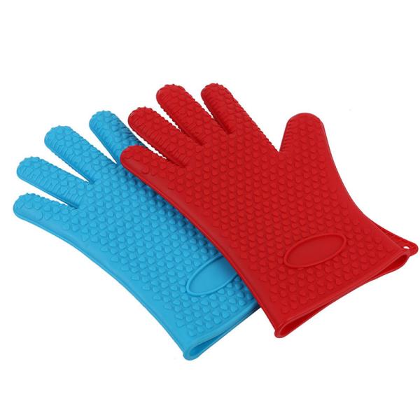 Buy Non Slip Heat Resistant Silicone Microwave Oven Gloves at wholesale prices