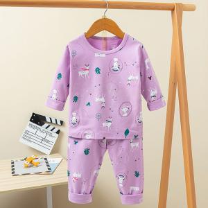 Autumn Children printed pyjama set Full Flower Long Pyjamas Set