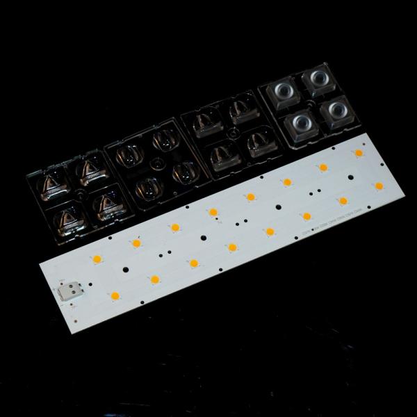 Outdoor Street Light 223x49mm PCB LED Module 16 PCS SMD 5050 Chip