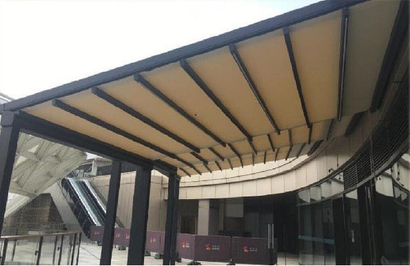 Buy Garden Aluminum Alloy Retractable Roof Pergola Sun Protection at wholesale prices