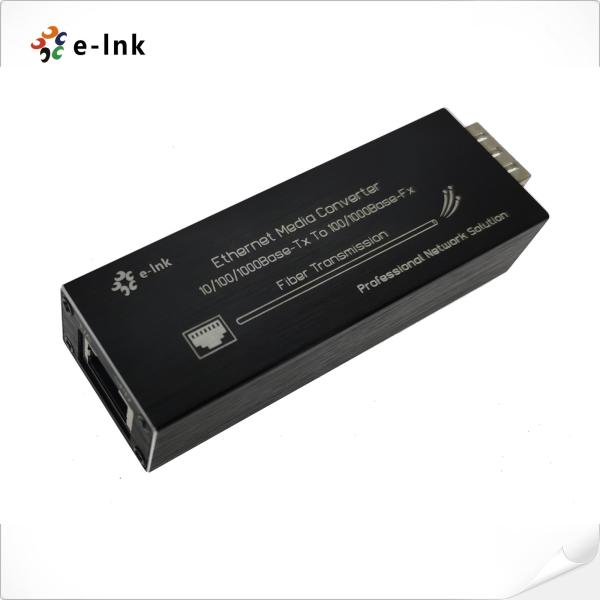 Mini 10/100/1000BASE-T to 100/1000BASE-X SFP Gigabit Ethernet Media Converter