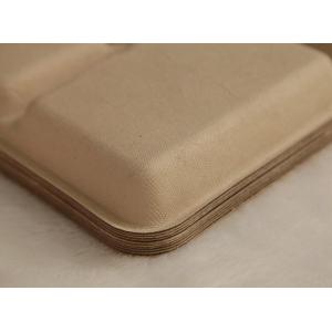 5 compartments Biodegradable Straw pulp food containers paper food trays