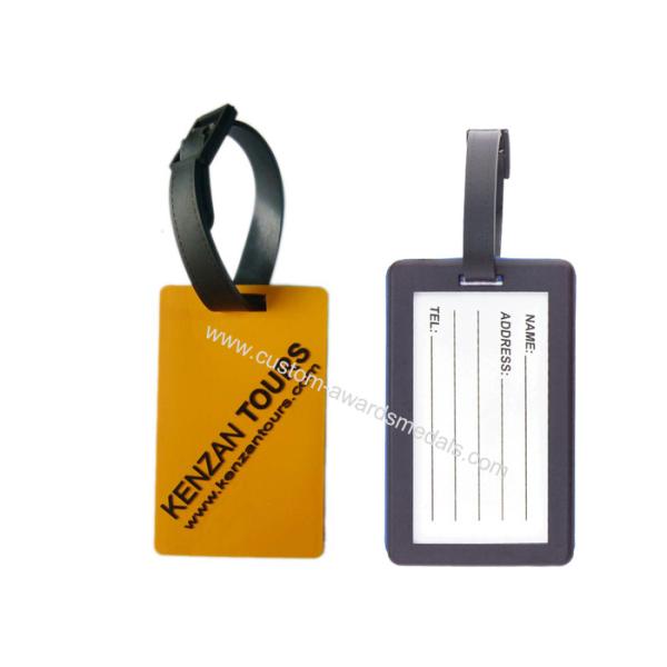Promotional Gift Soft Pvc Luggage Tag, Printed Luggage Tags