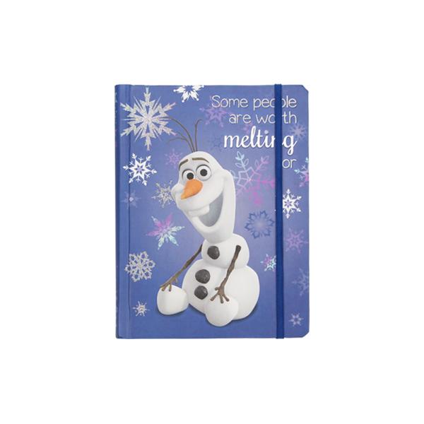 Buy School Small Custom Printed Notebooks With Custom Pages Snowflake Glitter at wholesale prices