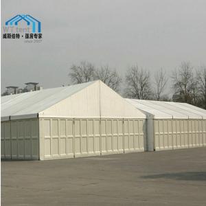 Quality Big Temporary Warehouse Marquee / Aluminum Industrial Storage Tents ABS Wall for sale