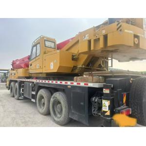 Hydraulic Straight Arm Mobile Truck Crane 80 Tons Max Working Height 50 Meters