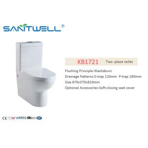 Siphonic WC Close coupled tpye Sanitary Ware WC Bathroom Design