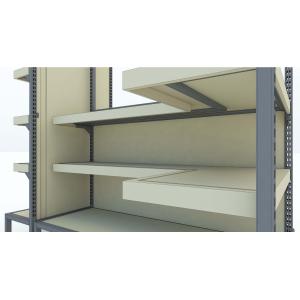 Modular Supermarket Shelving System with 500kg Load Capacity