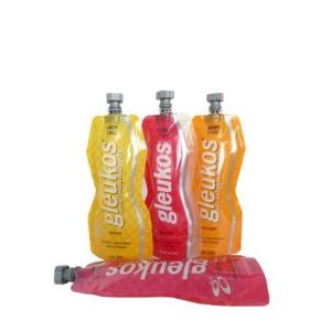 Hot sale customed plastic bag for liquid stand up pouch with top spout