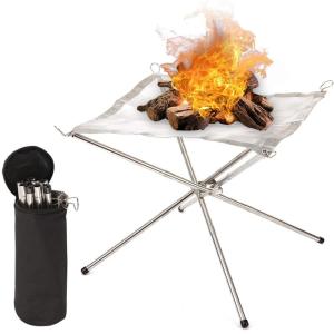 China Foldable fire pit for camping on sale