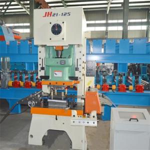 125 Tons Upright Roll Forming Machine with 22kW Motor Hydraulic cutting