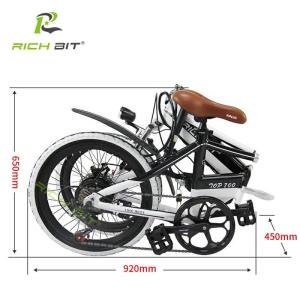 Lightweight Foldable Electric Bike For Seniors Adults 48v 250w 20" RICHBIT 700