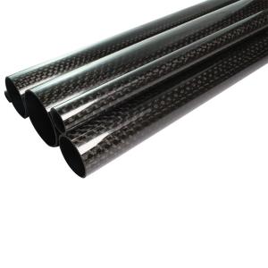 3K Carbon Fiber Telescope Tube With Twill Plain Woven Fabric