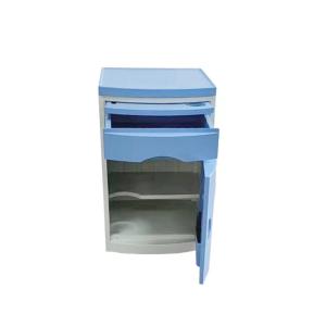 ABS material hospital bedside table blue hospital special bedside table