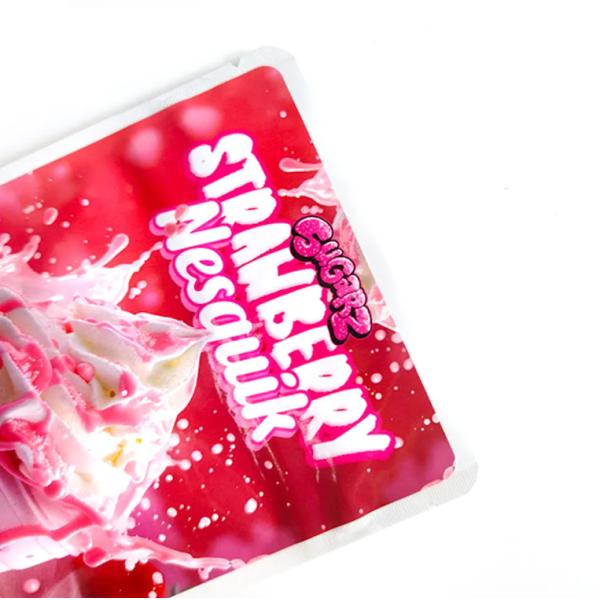 Smell Proof Back Printed Sticker Plastic Packing Pouch 400mg 600mg 1000mg 1lb Mylar Bag Custom Printed Edibles Packaging Bag