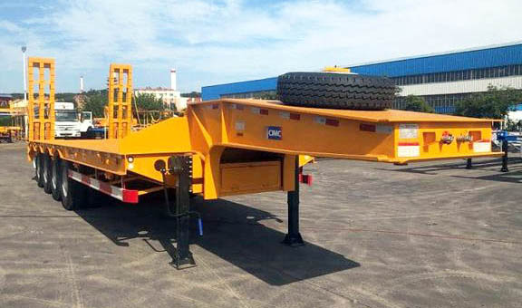 Heavy Haul Trailer | CIMC 4 Axle Excavator Trailer for Sale