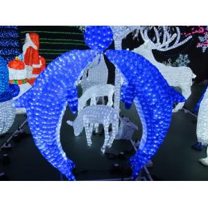 Quality christmas dolphin motif light for sale