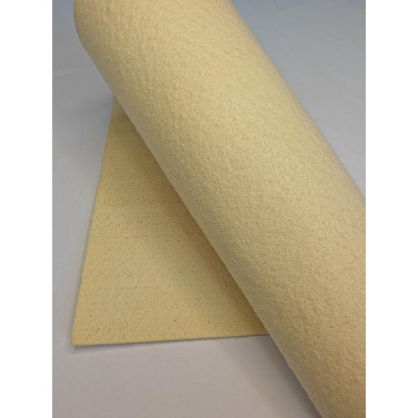 Nonwoven PPS Filter Fabric Needle Felt Filter Cloth PTFE Membrane Cartridge
