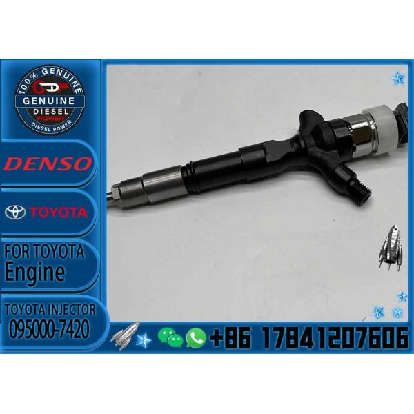 Huida genuine and OEM Fuel Diesel Common Rail Injector 23670-30250 095000-7420