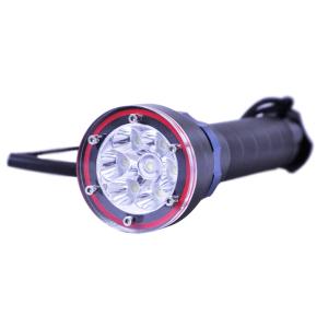 5500 Lumen Underwater Dive Lights Aluminum Alloy For Military Diving