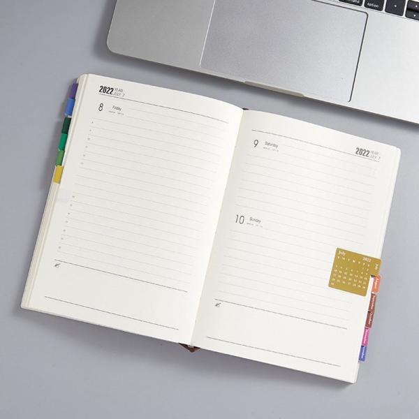 Calendar Stickers Monthly Planner Gift for Journal Notebook Agenda Style Memo Pads