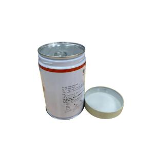 250/500g Capacity Coffee Tin Cans Cylindrical Customized Solutions