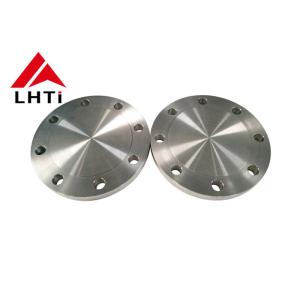 Forged Titanium Blind Flanges 3 4" Gr2 Gr7 CNC Machined Metal Nature Color