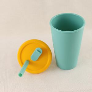 Travel Camp Collapsible Silicone Coffee Cup 350ml With Straw Lid